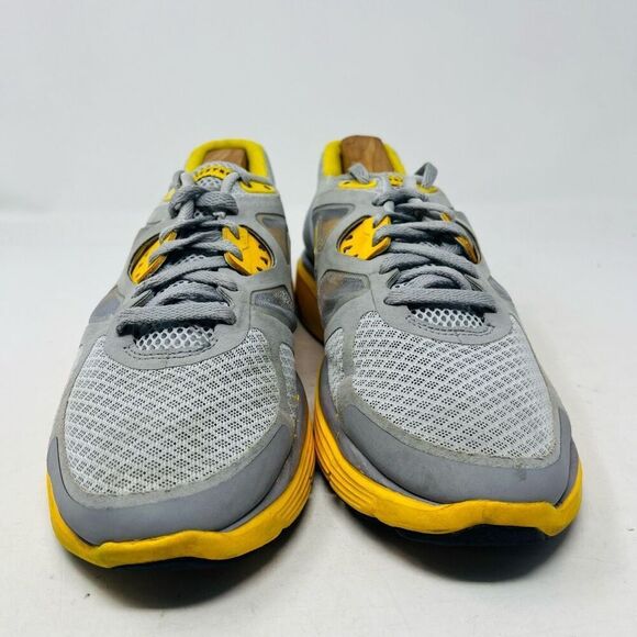 Nike Sneaker Livestrong Lunarlon Running Yellow Gray Mesh Womens Size 7.5 - Picture 6 of 10